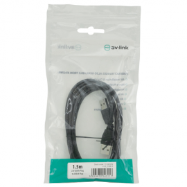 AV:Link 113.003UK USB 2.0 A Plug to A Plug Lead - 1.5m