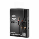 Techlink Wires 3.5mm Stereo Jack to 2 x RCA - 1m (1m - 3m lengths available)