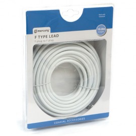 Mercury 109.463UK F Plug to F Plug Braid & Foil 10m Retail Blister