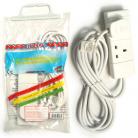 Omega 21623 13amp 2 Way 3m Mains Lead - Bagged
