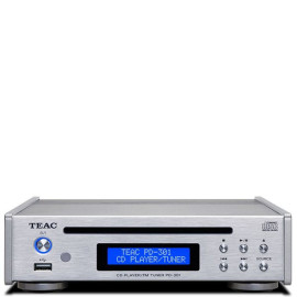 TEAC PD-301DAB-X CD-Player & DAB/FM Tuner - Silver