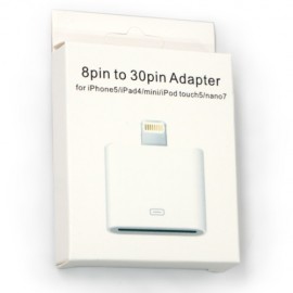30PINAP 8 Pin To 30 Pin Adapter/Converter for iPhone 5, iPad 4 Mini, iPod Nano