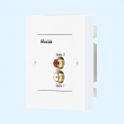 MuxLab 500028-WP-UK Stereo Hi-Fi Wall Balun