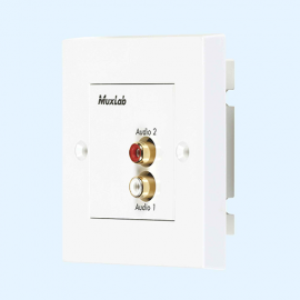 MuxLab 500028-WP-UK Stereo Hi-Fi Wall Balun