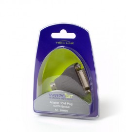 Techlink 640406 Wires1st HDMI Plug to DVI Socket Adaptor