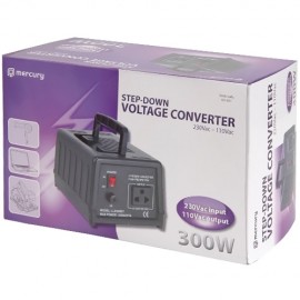 Mercury 651.031UK Step Down 230 - 120V ac converter, 300W 