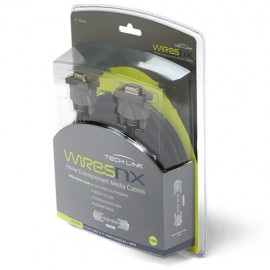 Techlink 690285 WiresNX SVGA D-SUB 15 pin Plug to SVGA Plug D-SUB 15 pin - 5m