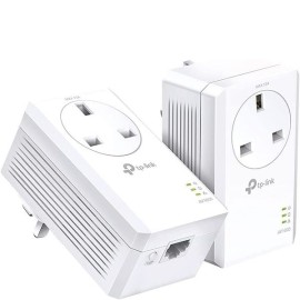 tp-link TL-PA7017P KIT AV1000 Gigabit Passthrough Powerline Starter Kit