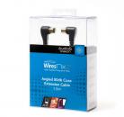 Techlink WiresNX2 Right Angled Coax Plug to Right Angled Coax Socket - 1.5m (1.5m - 5m lengths available)