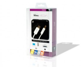 Techlink 726542 WiresMEDIA USB3 A Plug to USB3 B Plug - 2m