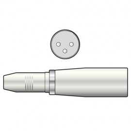 QTX 763.977UK XLR Plug - 6.3 Mono Socket