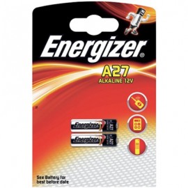 Energizer A27 Alkaline 12V Battery Twin Pack)
