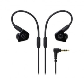 audio-technica ATH-LS50iSBK Live-Sound In-Ear Headphones - Black