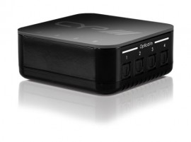 CYP AU-D41 4 Way Optical Audio Switcher (with IR Remote)