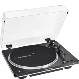 audio-technica AT-LP70XBT Automatic Wireless Belt-Drive Turntable -  Black/Silver