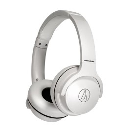 audio-technica ATH-S220BTWH Wireless Headphones (60 hour Battery) - White