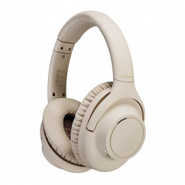 audio-technica ATH-S300BT Wireless Noise Cancelling Headphones - Beige
