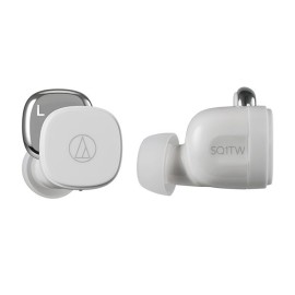 audio-technica ATH-SQ1TWWH Truly Wireless Earbuds - White