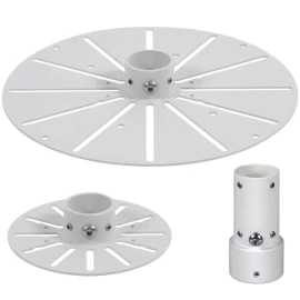 B-Tech BT5961-FD100/W CCTV Ceiling Mount XL Dome Cameras, 1m, White