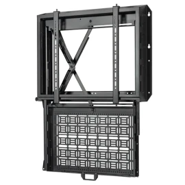 B-Tech BT7885/B Flat Screen Wall Mount With Pull-down AV Storage Tray (VESA 600 x 400)