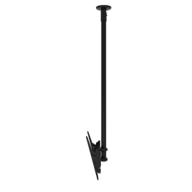 B-Tech BT8424-150/B Flat Screen Ceiling Mount with Tilt (VESA 600 x 400) - 1.5m Ø50mm Pole