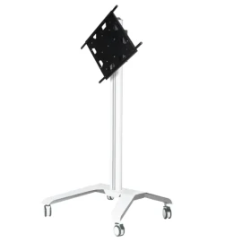 B-Tech BT8566/WW V2 Flat Screen Trolley with Flip Rotation for Samsung Flip, White