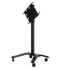 B-Tech BT8566/BB V2 Flat Screen Trolley with Flip Rotation for Samsung Flip, Black