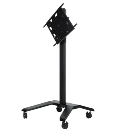 B-Tech BT8566/BB V2 Flat Screen Trolley with Flip Rotation for Samsung Flip, Black