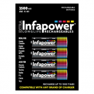 Infapower B004 4 AA 2500mAh Rechargeable Batteries