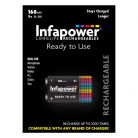 Infapower B007 9v 160mAh Rechargeable Battery