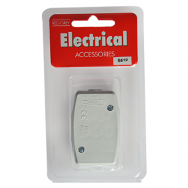 Red/Grey 13Amp 3 Terminal Cable Connector