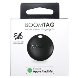 BOOMPODS BOOMTAG Works with the Apple Find My App - Black
