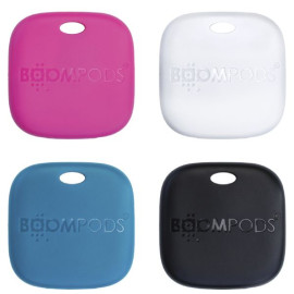 BOOMPODS TAG Rechargeable Works with the Apple Find My App - x4 Pack