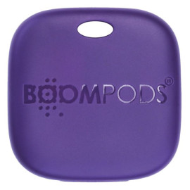 BOOMPODS TAG Rechargeable Works with the Apple Find My App - Purple