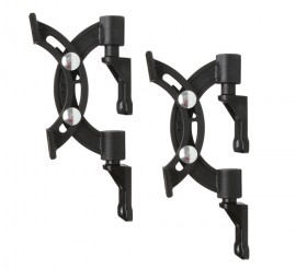 B-Tech BT1/B Speaker Wall Mounts with Tilt & Swivel - Black