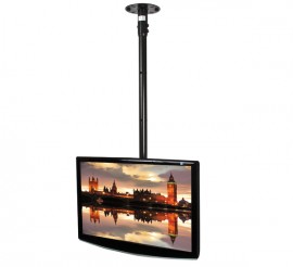 B-Tech BT5810 Medium Drop Flat Screen Ceiling Mount for Screens up to 23
