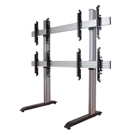 B-Tech System X Universal Video Wall Stand for 2x2 Video Walls, Screens 46 - 60