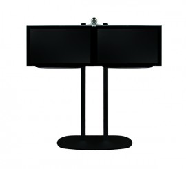 B-Tech Twin Screen VC Floor Stand with camera Shelf - Large