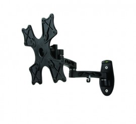 B-Tech BTV504 Ventry Double Arm Flat Screen Wall Mount with Tilt and Swivel
