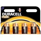 Duracell D Size - MN1344 Plus Range Batteries - 4 Pack