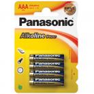 Panasonic AAA (LR03) Size - Alkaline Bronze Range - 4 Pack