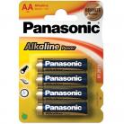 Panasonic AA (LR6) Size - Alkaline Bronze Range - 4 Pack
