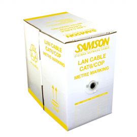 Samson CAT6 Pure Copper LSZH Network Cable Yellow - 305m