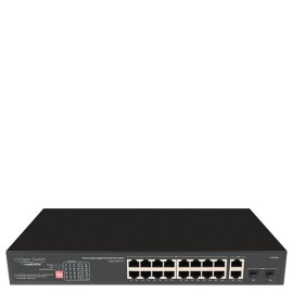Antiference 16 Port PoE+ Gb Clear Flow Ethernet Switch