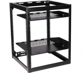 SANUS CFR1615-B1 26" AV Rack 15U Stackable Skeleton Rack