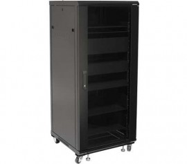 SANUS CFR2127-B1 55" AV Rack 27U Component Rack for Home Theatre Equipment