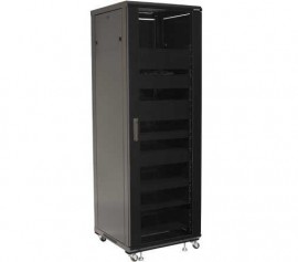 SANUS CFR2136-B1 70.5" AV Rack 36U Component Rack for Home Theatre Equipment