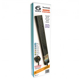 Tacima CS947 6-Way Surge Protected Mains Conditioner - 2m