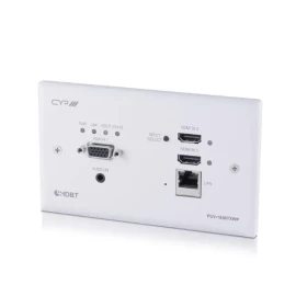 CYP PUV-1630TXWP-UK HDBaseT1 Switching Wallplate Transmitter (UK Version) for the Reverse Power PUV-1600 Series