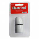 Red/Grey T2 White Cordgrip Lampholder - Short Skirt